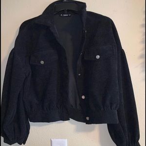 Cropped Corduroy Jacket